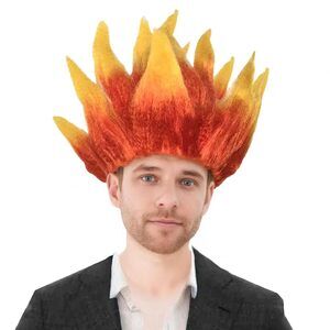 Short Spiked Wig Cosplay Costume Hair Halloween Party Wig Unisex Anime Style